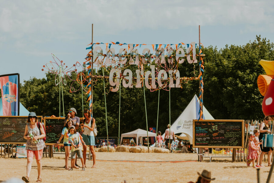 enchanted garden sign