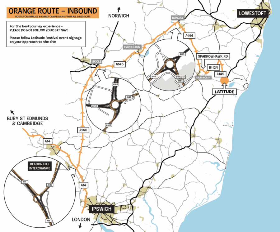 ORANGE ROUTE MAP