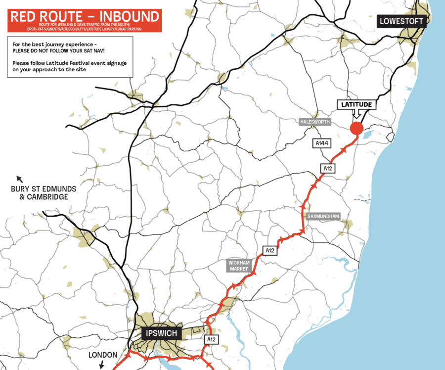 RED ROUTE MAP