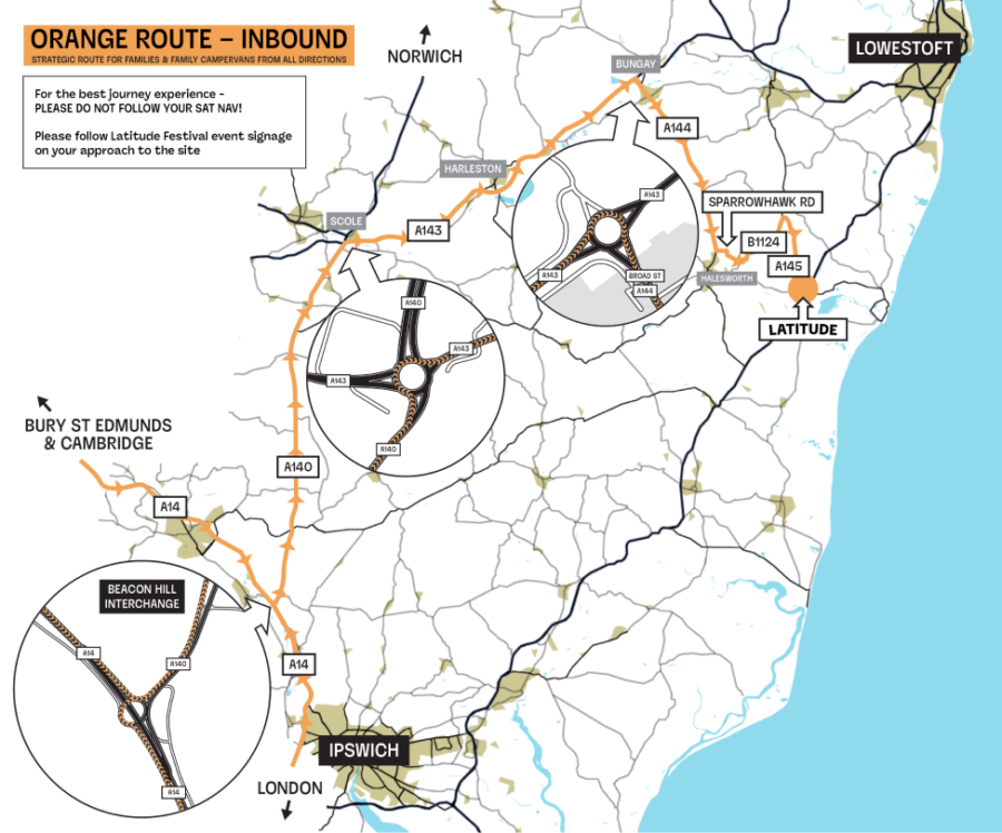 Latitude 2026 Orange Route Map