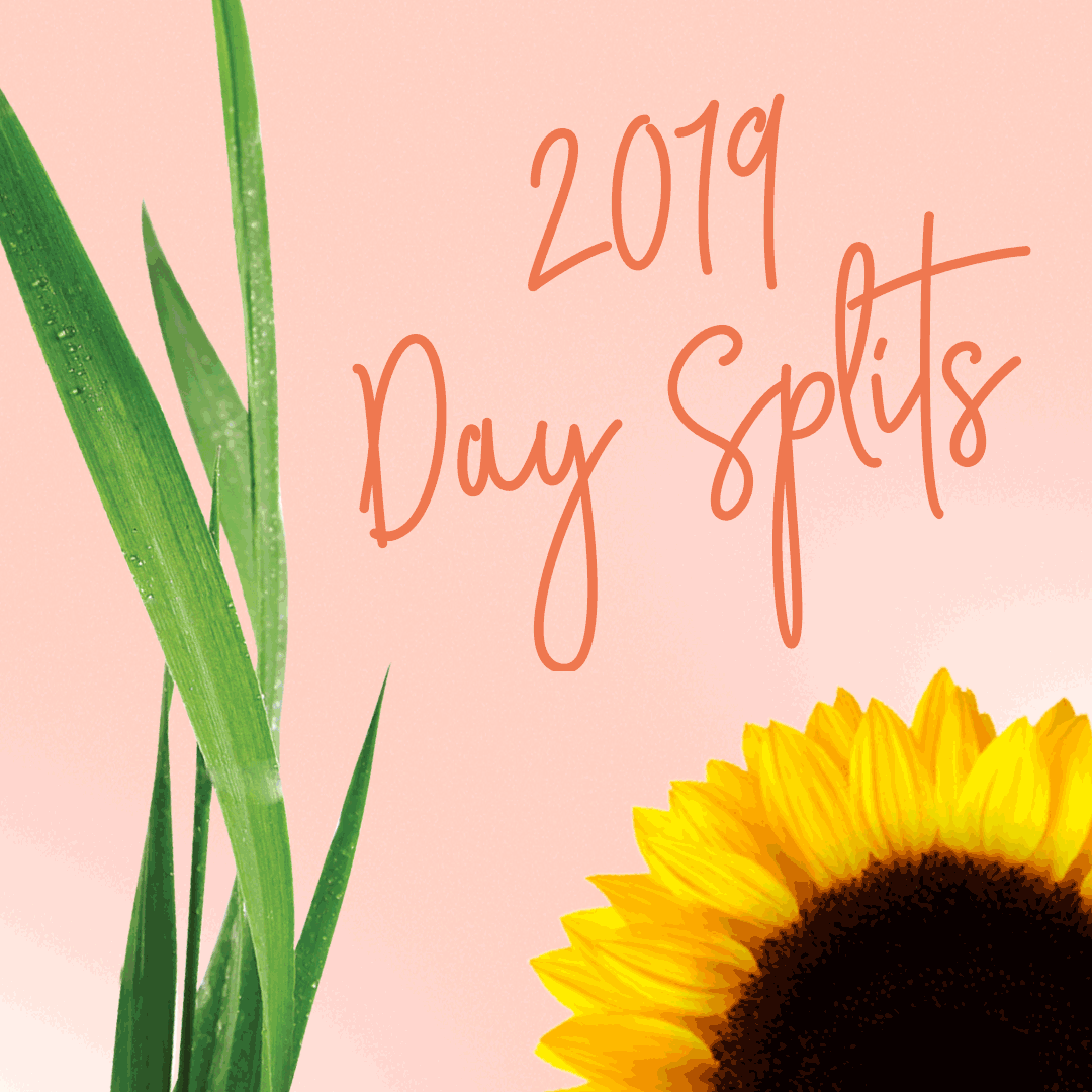 Day Splits 2019