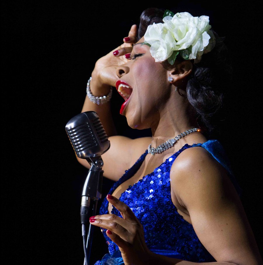 Nina Kristofferson as Billie Holiday photo by Eric Richmond