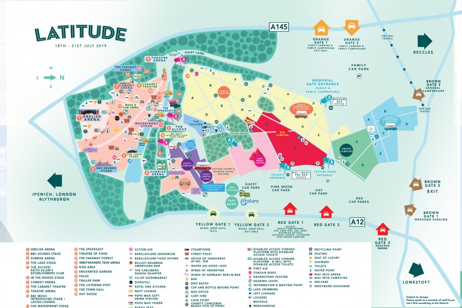The Latitude 2019 map is now live in our official festival app!
