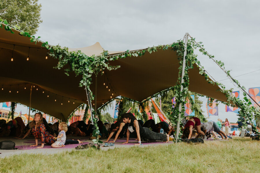 yoga tent