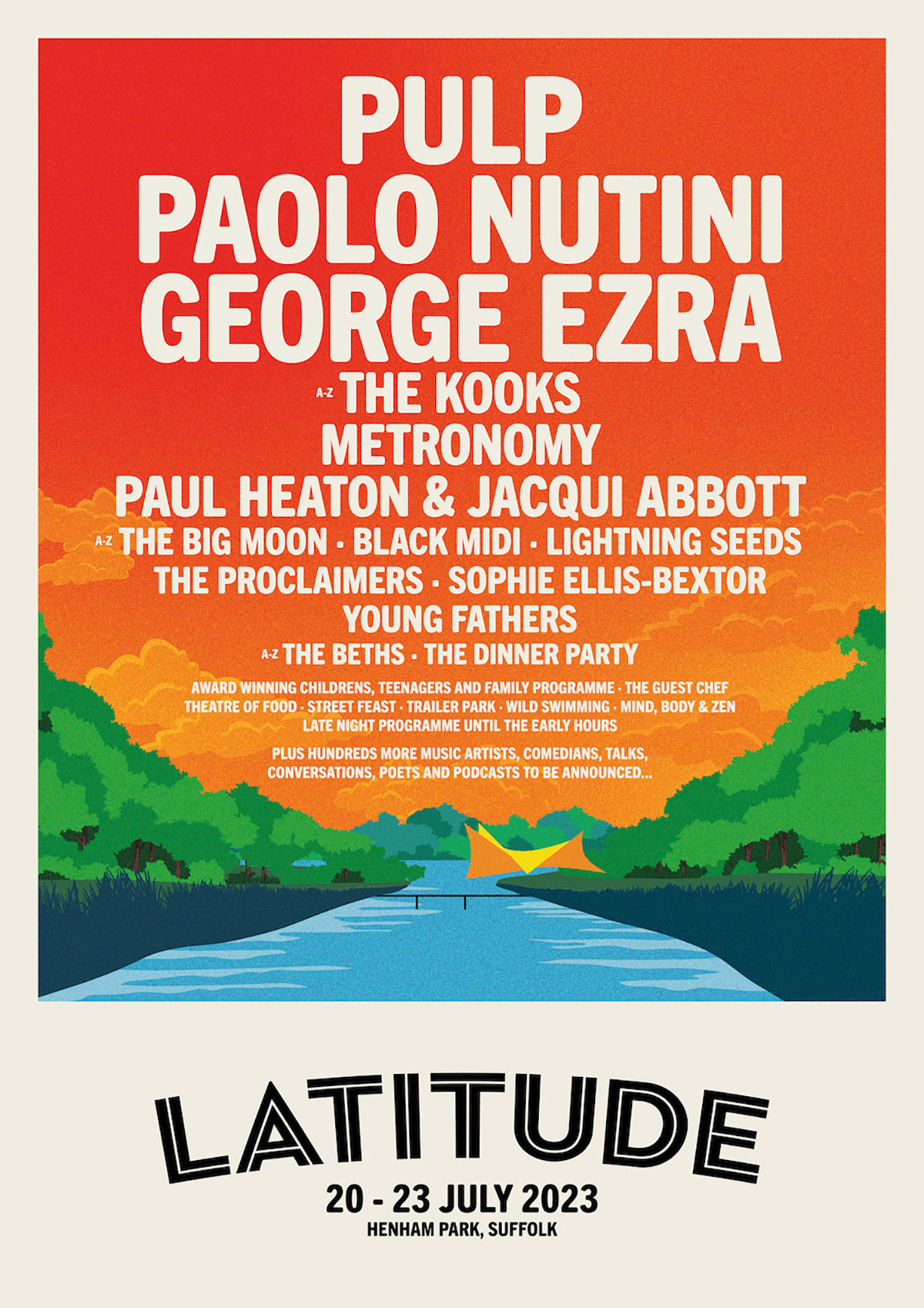 Latitude 2021 Line Up Poster