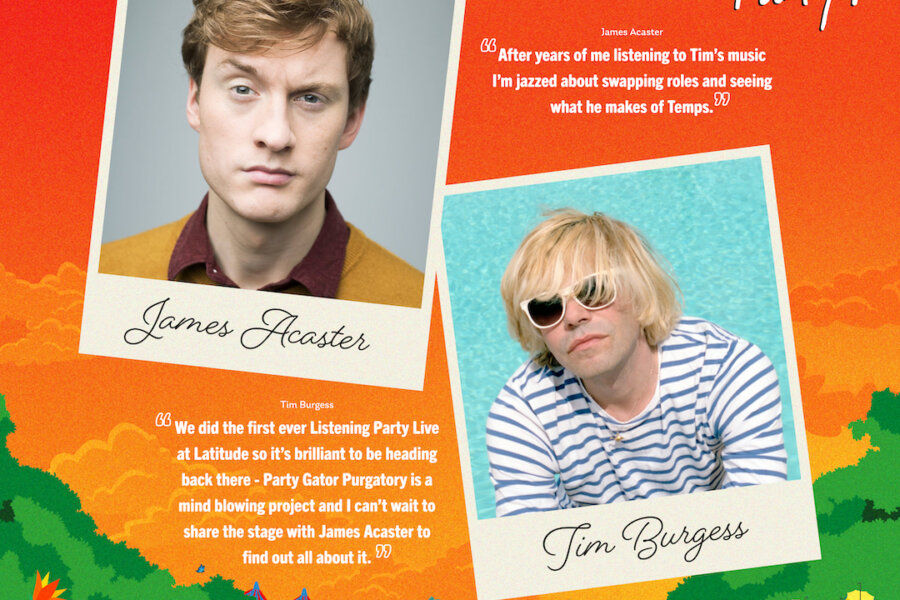 Just Announced: The Listening Party with Tim Burgess and James Acaster!