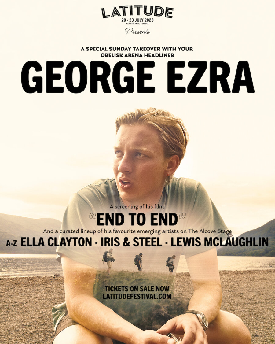 poster of george ezra playing at latitude