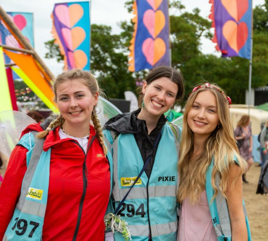 volunteers at latitude