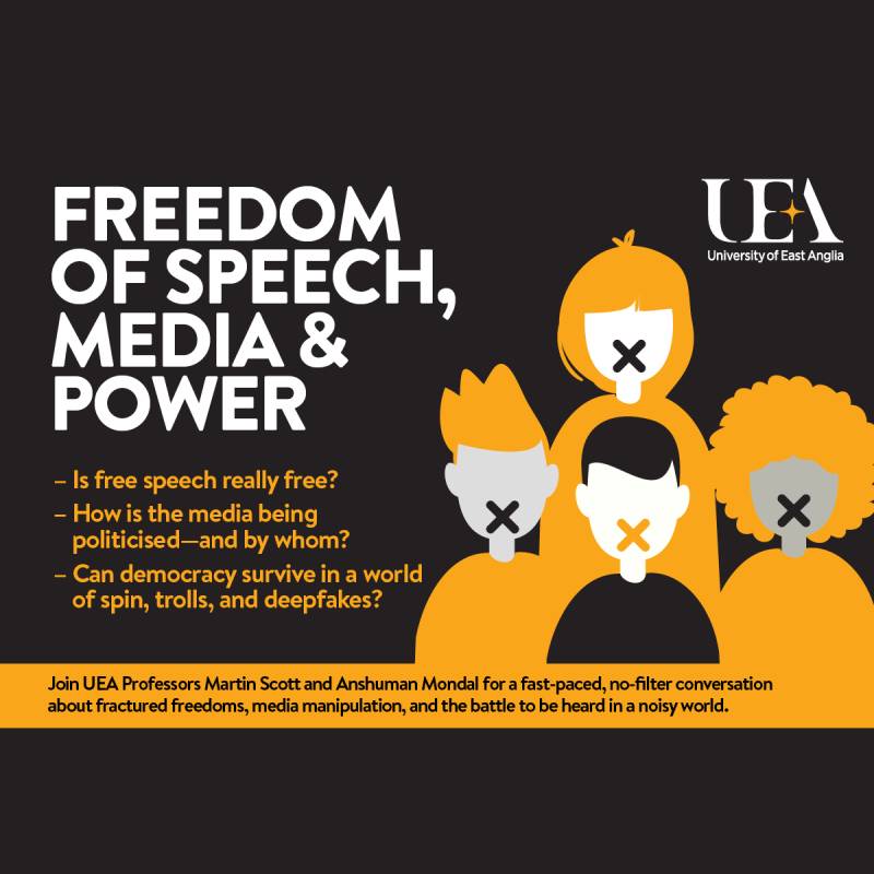 Profile image for UEA: Freedoms of Speech in a Fractured World