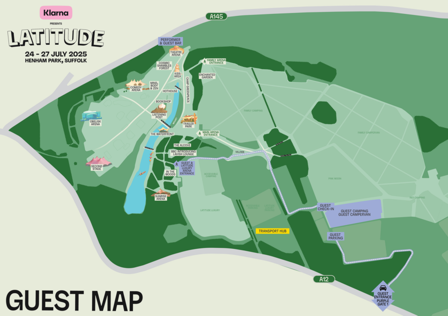 Guest area map