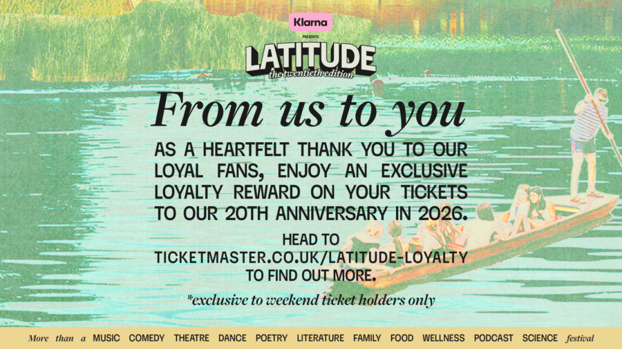 from us to you, enjoy an exclusive loyalty reward on your tickets to our 20th anniversary in 2026.