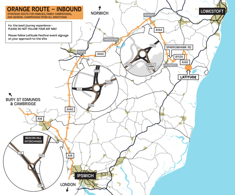 orange route map