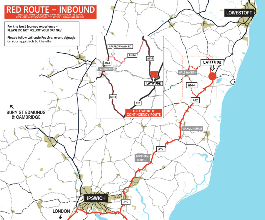 red route map