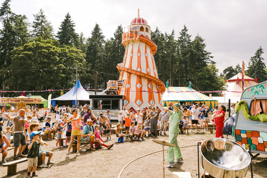 photo of the helter skelter in kids area