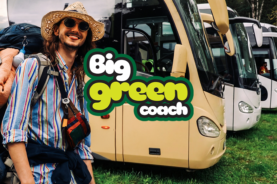 big green coach