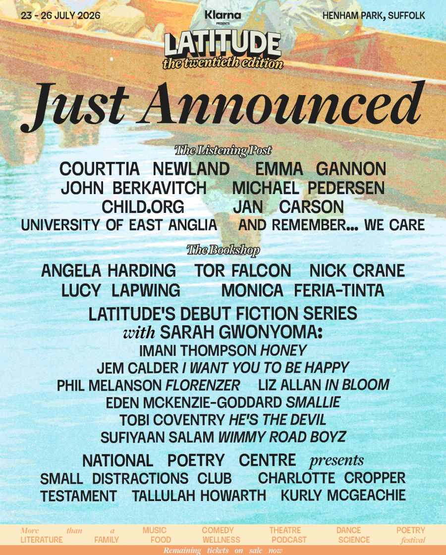 just announced poster