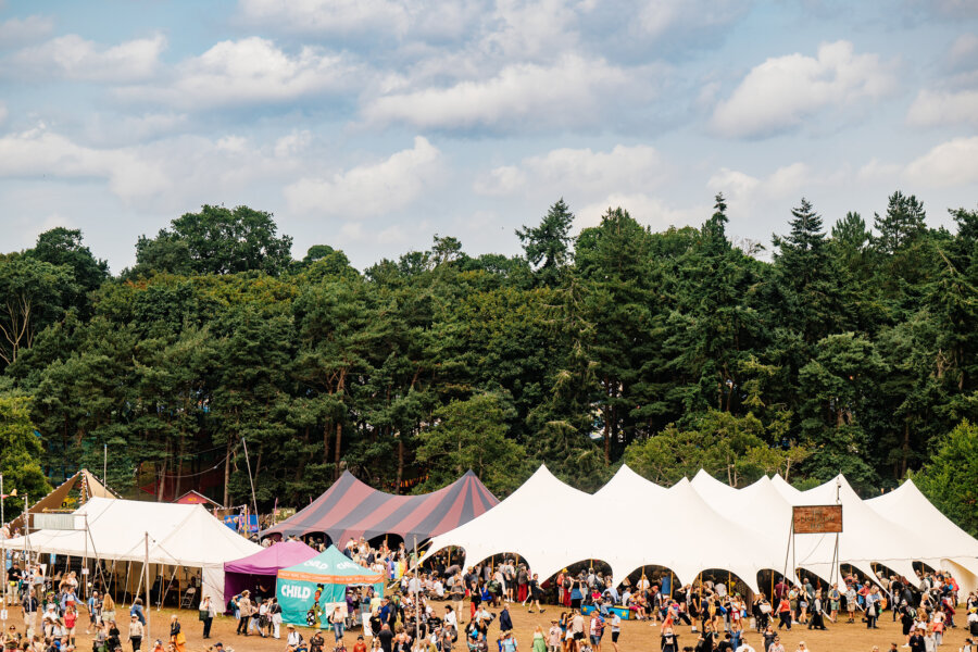The Bookshop and The Listening Post in Henham Park
