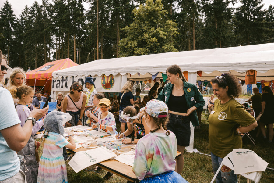 the woodcraft folk tent at latitude