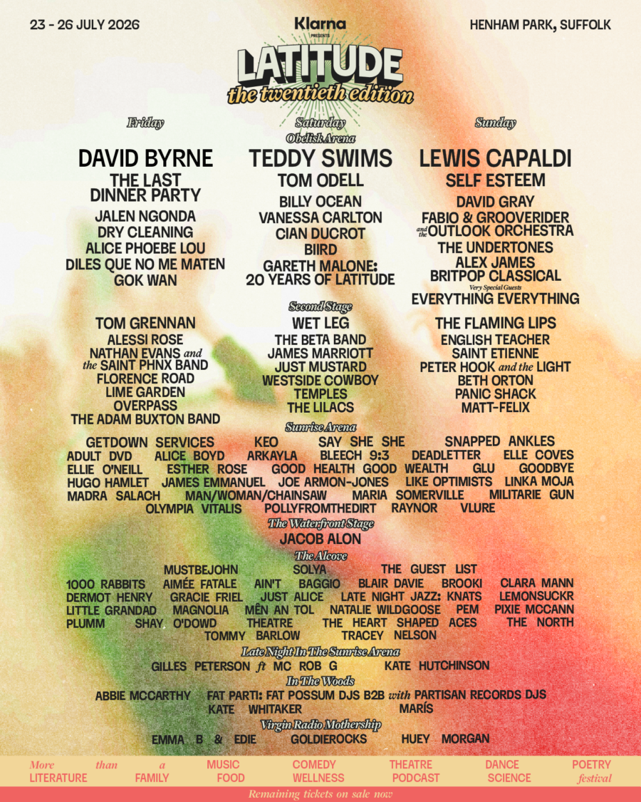 latitude music line up