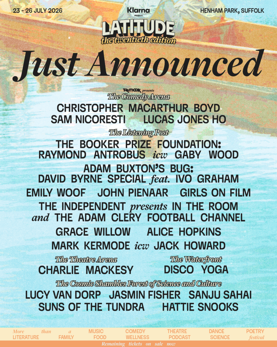 just announced