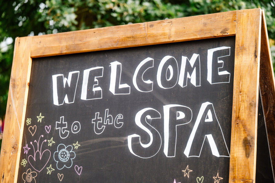 welcome to the spa