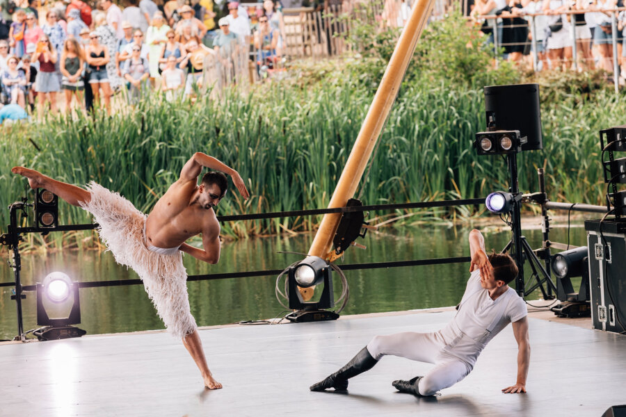 Matthew Bourne's Swan Lake on the Waterfront