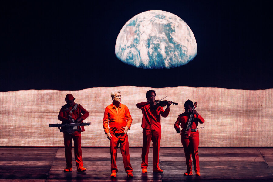 David Byrne on the Obelisk Arena